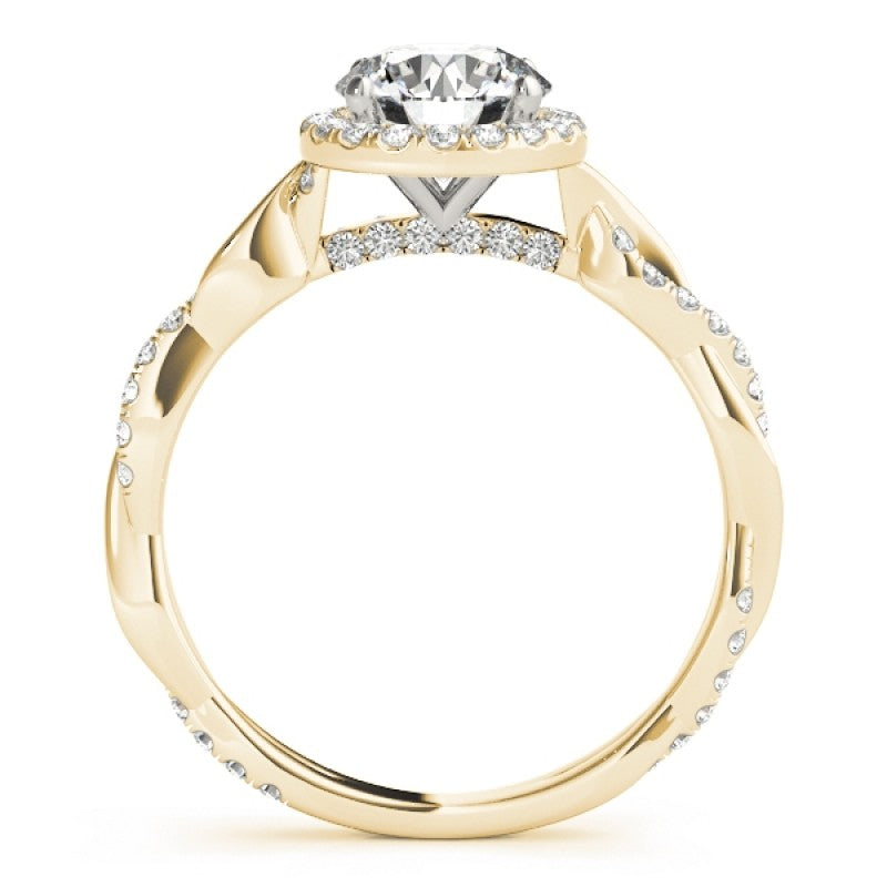 Braided Halo Special With 1.50 carat  $1999.00                       Total