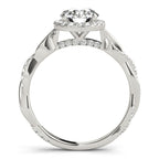 Braided Halo Special With 1.50 carat  $1999.00                       Total