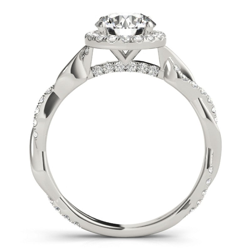 Braided Halo Special With 1.50 carat  $1999.00                       Total