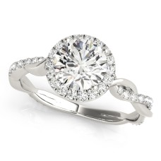 Braided Halo $2250.00  1.30ct tw