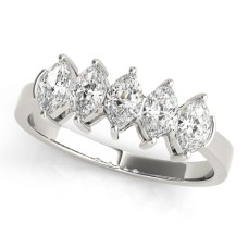  Fancy Shape Marquise Wedding Band 1.00 carat Totql weight $1499.00