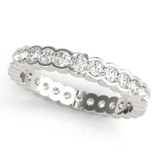 Bezel Set Eternity Ring 1.00 carat total weight $1249.00