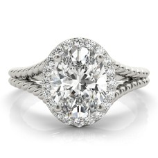 Split Shank Oval Halo $1779.00