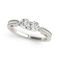 Empress Two Stone ring