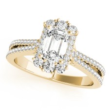 Split Shank  Emerald or Radiant $1749.00