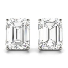  Emerald Cut Earrings Lab Diamonds 1.00 carat total weight $489.00