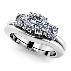 3 Stone Bridal Set 1549.00