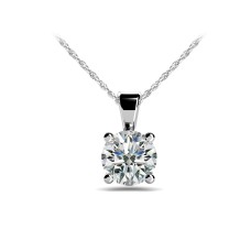 Real Diamond 1.00 Carat Pendant Round